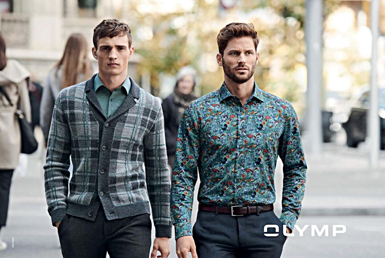 Рубашки Olymp с принтами